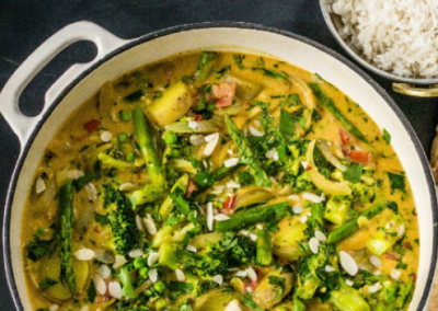 Spring Greens Coconut Curry